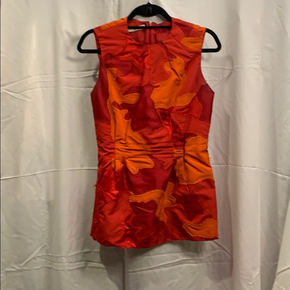 Prada Red Sleeveless Shirt